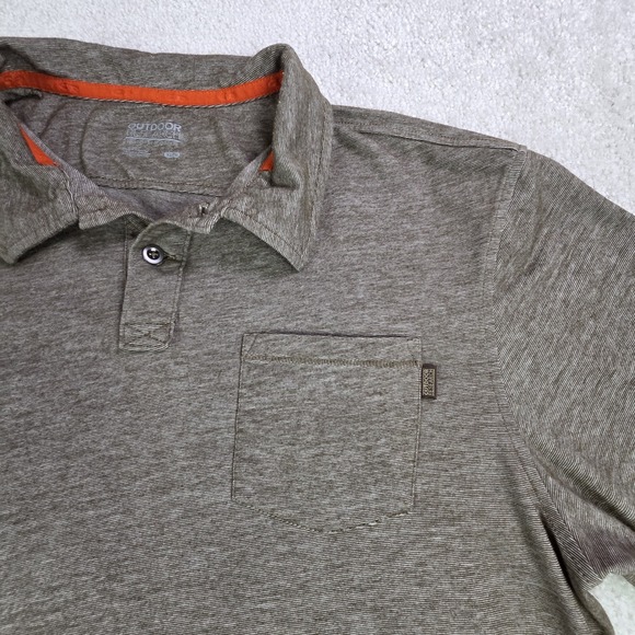 Outdoor Research Cooper Polo Shirt Mens Size XL Brown Heather - Picture 1 of 10